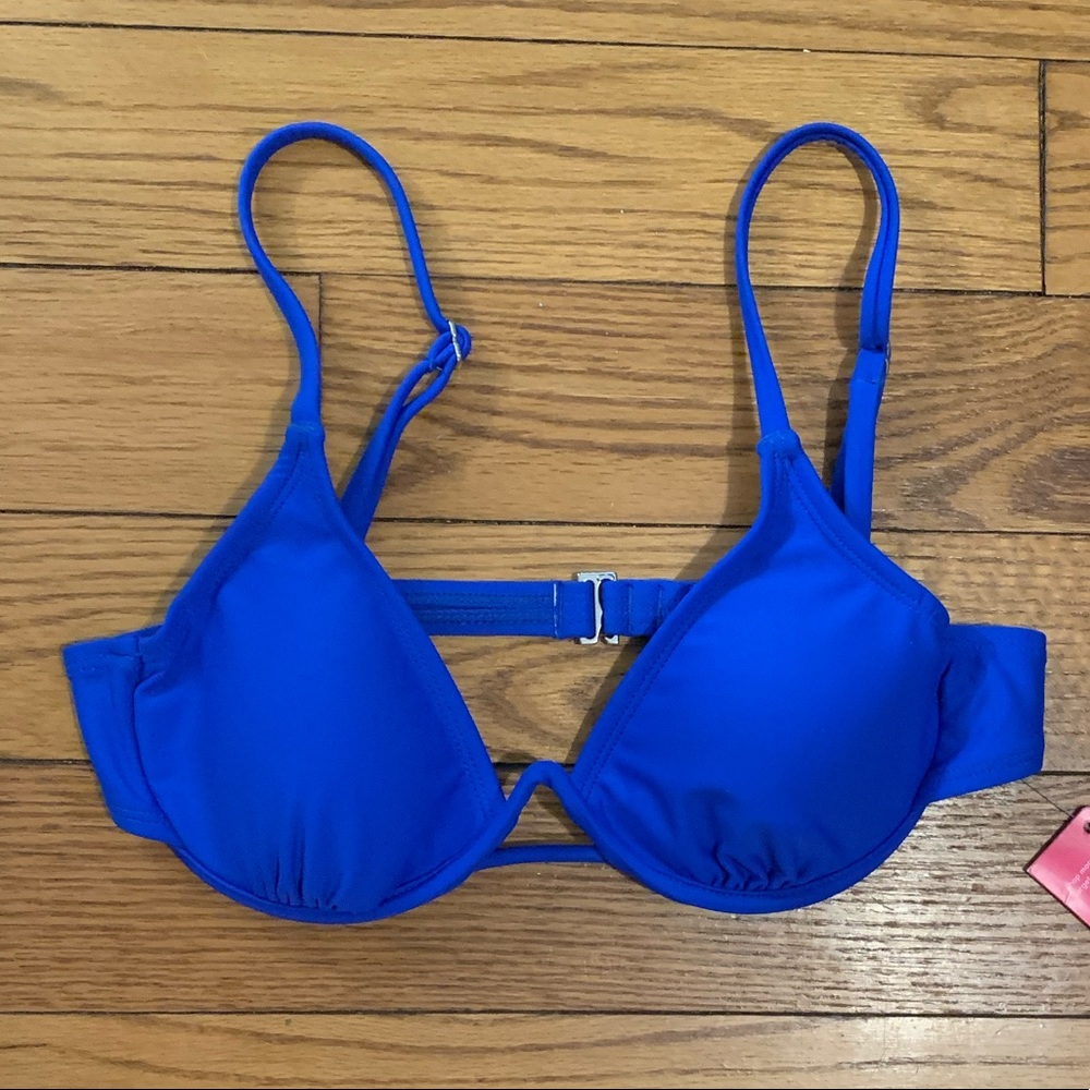 Target Xhilaration Blue Underwire Bikini Top